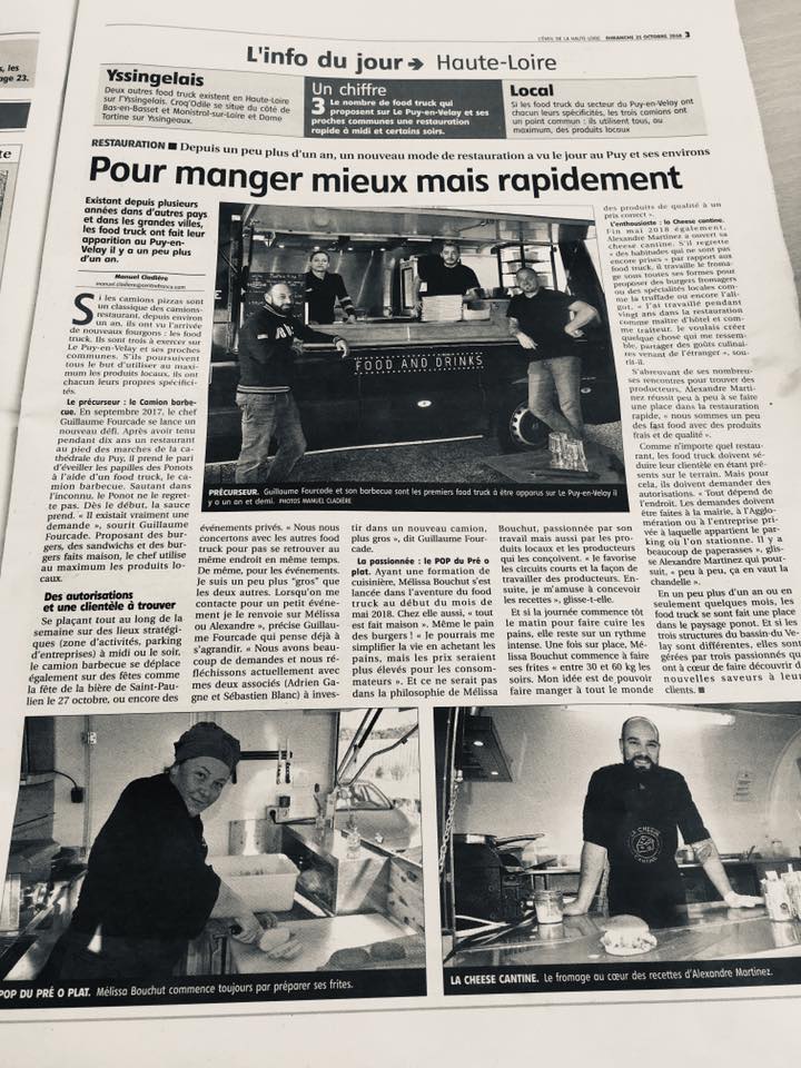 Article dans L’EVEIL, octobre 2018