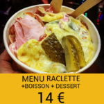 menu raclette